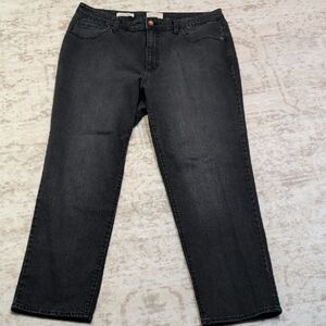 Universal Thread Black Straight-Leg Jeans